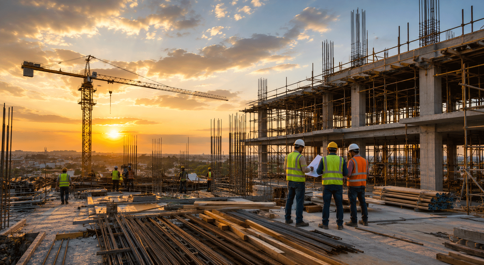 Construction structure and architectural form