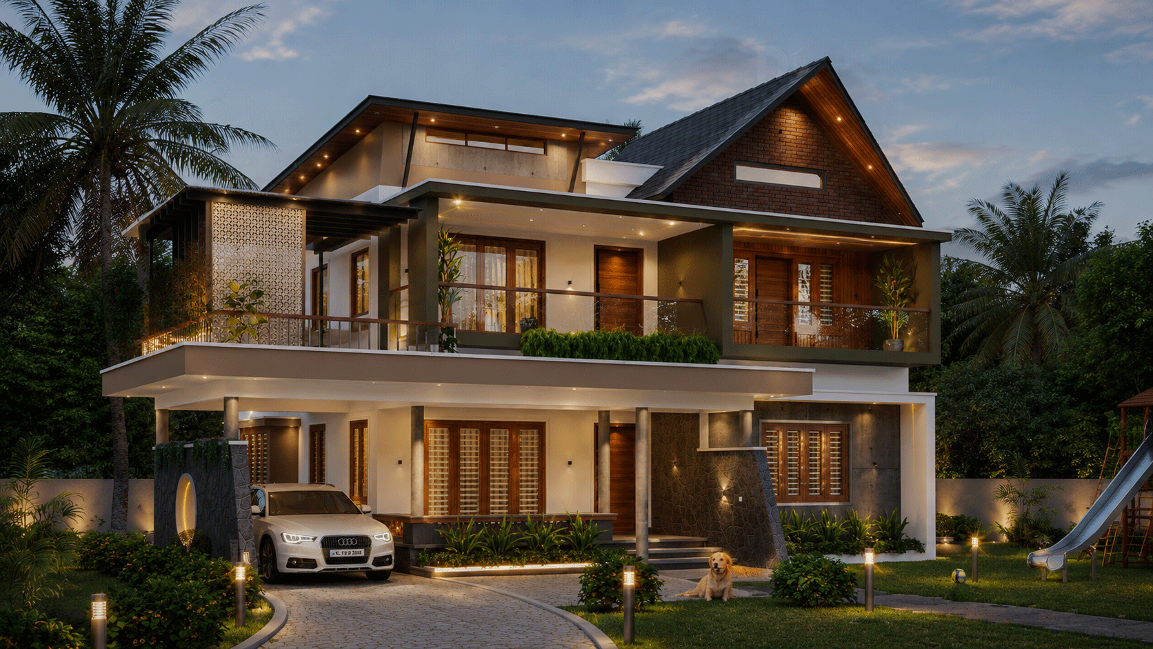 Home connected to its setting