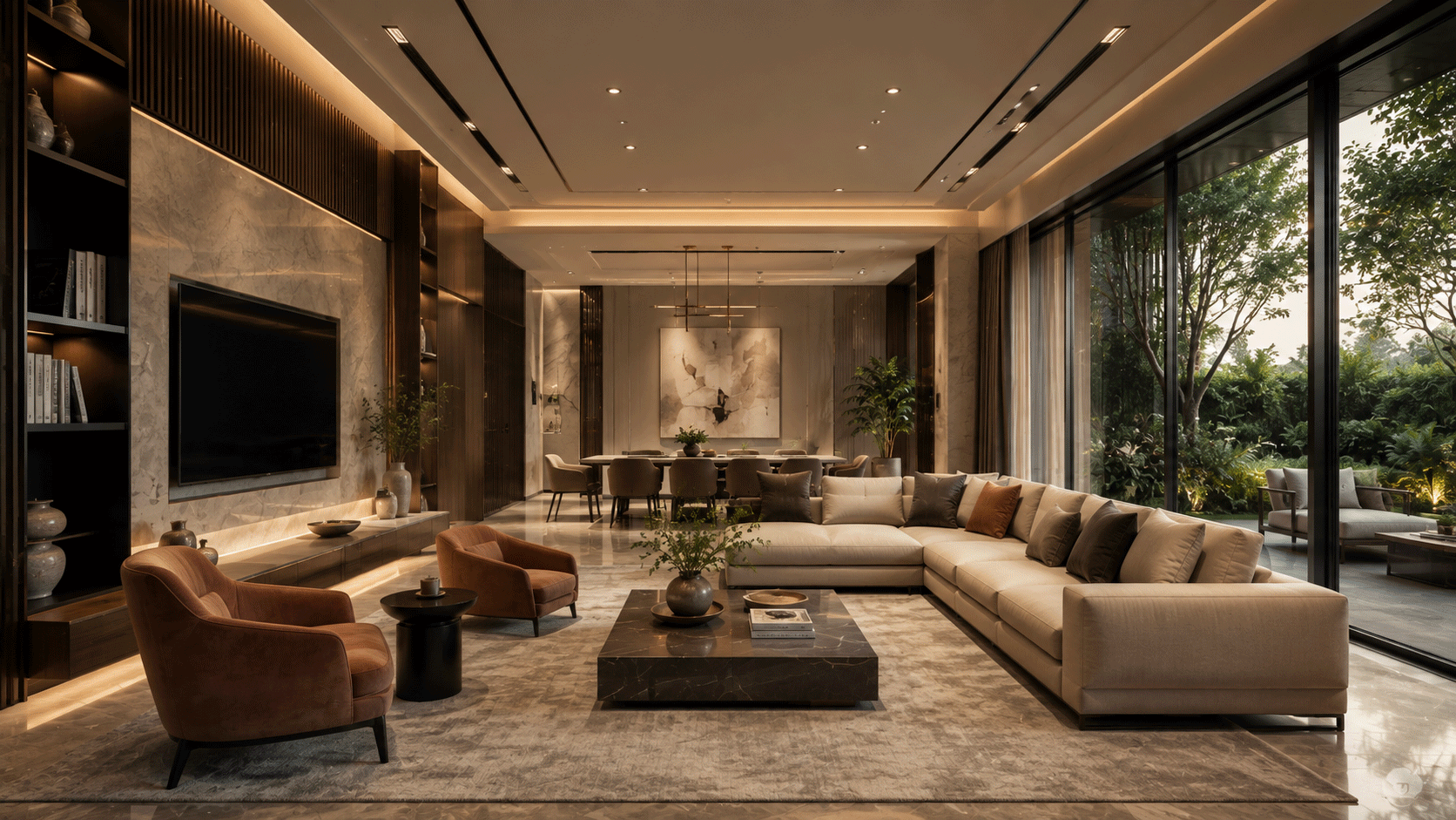 A considered home interior and exterior study