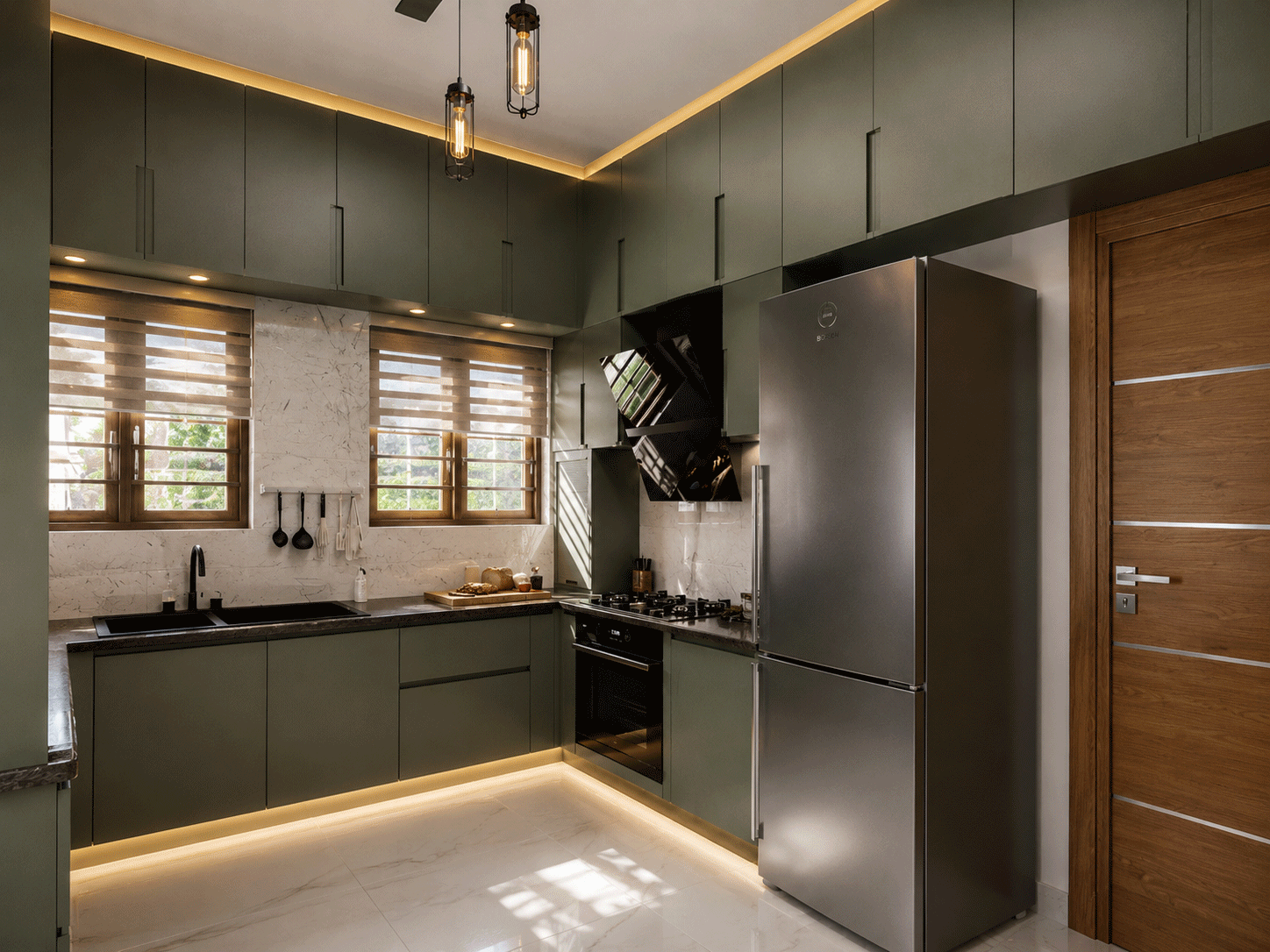 Residential interior concept showing a refined family living atmosphere